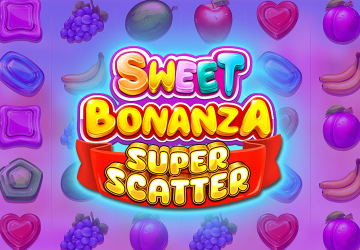 Игра Sweet Bonanza Super Scatter в 1 го казино